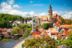 Van de location Cesky Krumlov