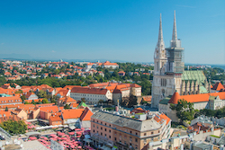 Location van Zagreb